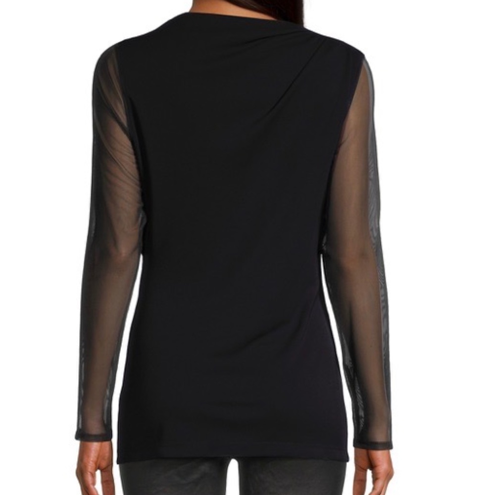 Mesh Detail Blouse - Picture 2 of 3